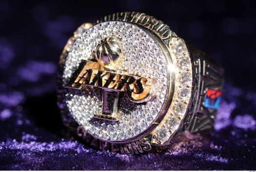 Kobe Lakers Championship Ring Front