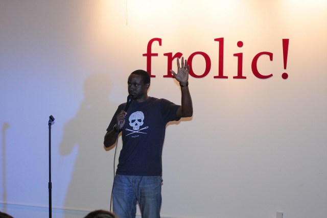 Me at the Frolic Show